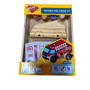 Play Tight Wooden Fire Engine Kit - Brand New